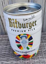 Partyfass 5 liter zur Uefa 2024 Bitburger, leer ,für Partykeller