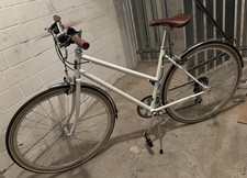 6KU ODESSA 8-GANG STADT RAD IM RETRO STYLE MIT SCHUTZBLECH - CONEY WEISS