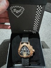 Armbanduhr British Racing Club MONACO Herrenuhr Gummisrmband