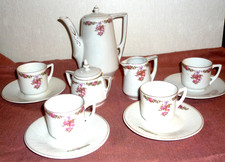 Puppen Kinder Kaffee Service 1920 Art Deco Porzellan antik