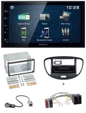 Kenwood 2DIN Bluetooth MP3 USB DAB Autoradio für Hyundai i10 2008-2013 schwarz