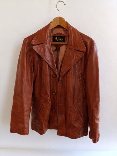 Herren lederjacke braun - herren,