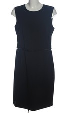 ESPRIT Cocktailkleid Damen Kleid Gr. DE 42 dunkelblau Casual-Look