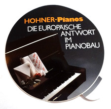 Werbe-Aufkleber Hohner-Pianos