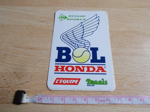 Aufkleber bol honda - bol, dunlop