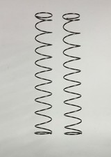 2 x Druckfeder, Länge 130mm - Außen Ø20mm - DrahtØ 1,2mm 