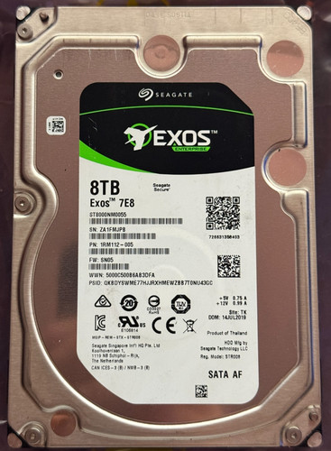 Seagate 8tb exos - seagate,