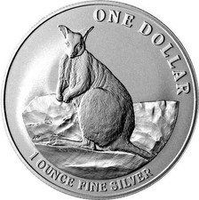 1 oz Silber 999 Känguru 2012 Kangaroo in Kapsel Australien 1 Silver Dollar
