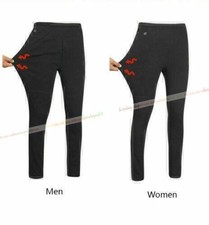 Herren USB Beheizbare Hose Beheizte Hosen Heizhose Wärmehose Schlanke Hose S-3XL
