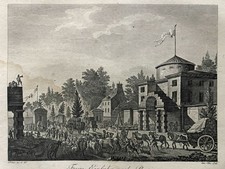 Kupferstich Französische Revolution Freie Einfuhr Paris Prieur Frankreich - 1796