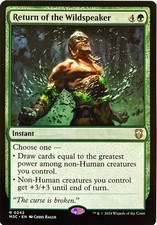MTG - Return of the Wildspeaker/Rückkehr des Wildsprechers - M3C - EN - EX