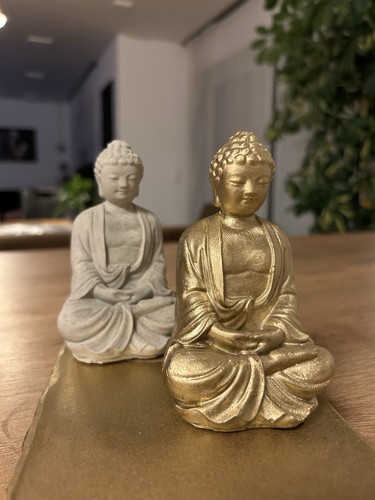 Goldene buddha statue aus - goldene,