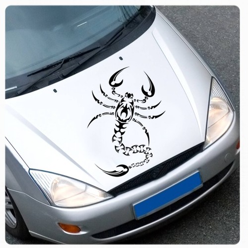 Skorpion autoaufkleber tribal - skorpion,