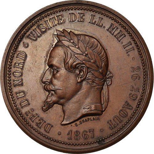 Frankreich medaille second - frankreich,, medaille,