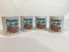 Set 4 Tassen Raunikar Jagertee - Jägertee - 0,25 Liter - Weiß mit Bedruckung