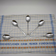 5x Emirates Airline Besteck Edelstahl Teelöffel Bordbesteck Flugzeugbesteck