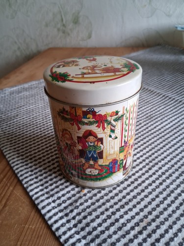 Vintage vorratsdose blech - -,