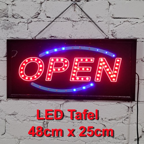Led open schild - led, werbeschild