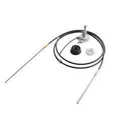 MaviMare mech. Bootslenkung Steuerkopf Lenkkabel Lenkung Boot Steuerung Kabelzug