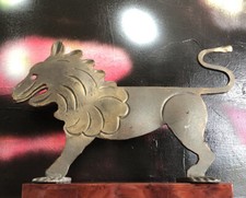 Metallkunst „Löwe“ Gartenfigur Außen/Innen Garten Echte Handwerkskunst Neu