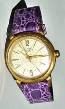 JUNGHANS TRILASTIC 17 JEWELS Mechanische Vergoldet Armbanduhr Vintage