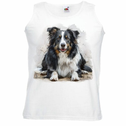 Tank top border collie welpe - border,