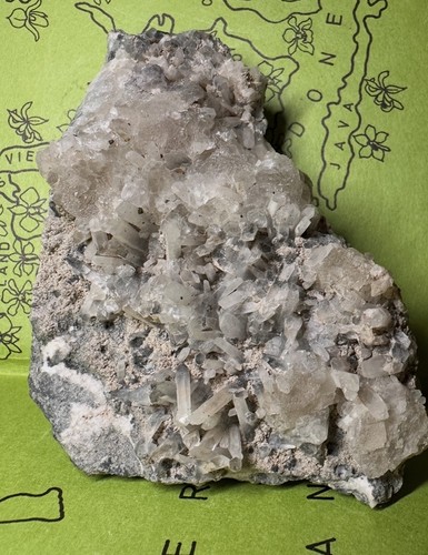 Rauchquarz mit calcit - rauchquarz,