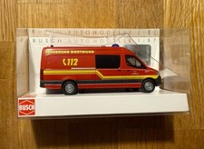 Top: Busch 52616 MB Sprinter Feuerwehr Dortmund Automodell 1:87 OVP!