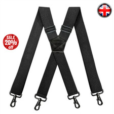 Strapazierfähige elastische Hosenträger für Herren Hose Hosenträger Riemen Arbeitsgürtel UK