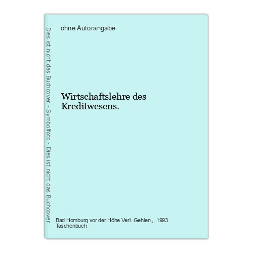 Wirtschaftslehre des
