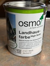 OSMO Landhausfarbe High Solid Naturöl-Farbe Weiß deckend 2101