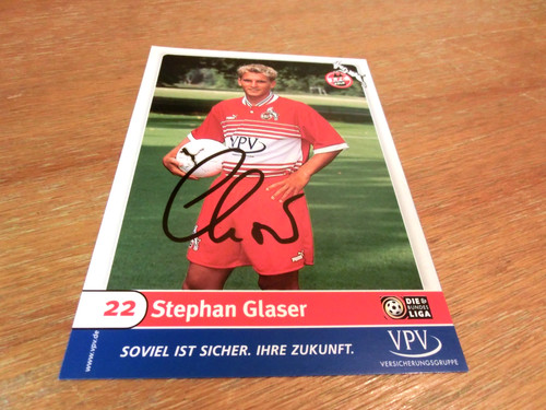 Autogrammkarte stephan - --,