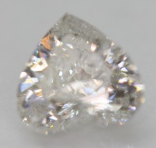 Zertifiziert 1.01 Karat E Farbe SI2 Herz Form Natürlich Loser Diamant 6.79x6.5mm