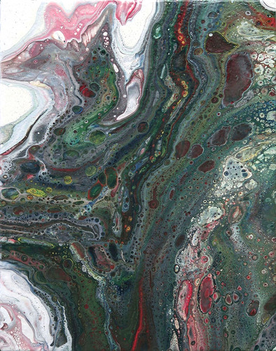 Fluid painting original - fluid,