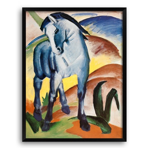 Blaues pferd franz - pferd,