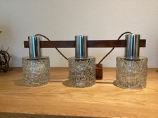 Hängelampe Pendellampe 60er 60s Teak Design Mid Century Modern Kalmar 