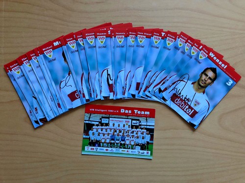 Vfb stuttgart autogrammkarte - vfb,