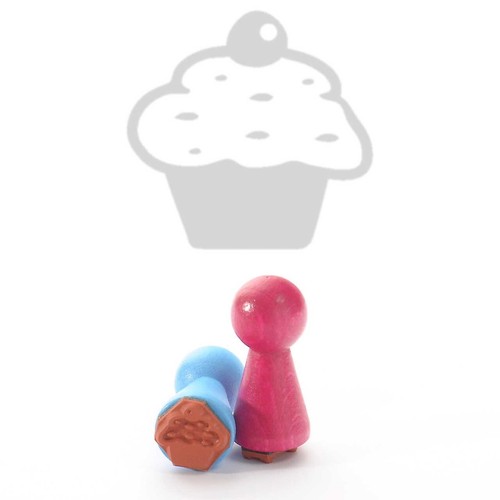 Ministempel cupcake 16mm - ministempel,