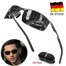Aluminium Herren HD Fahren Sonnenbrille Polarisiert UV400 Schutz Pilotenbrille