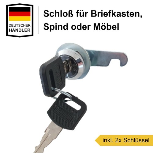 16mm briefkastenschloß spind - briefkastenschloß,