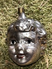 Christbaumschmuck Antik Engel Kopf Nostalgischer Lauscha Baumbehang Ornament