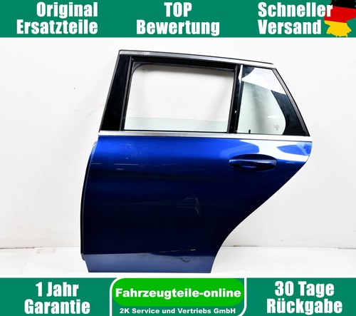 Tür hinten links brillantblau - tür,