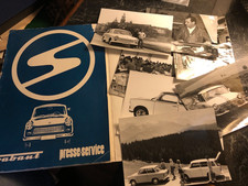 Trabant Zwickau Presseservice Mappe mit 9 Fotos DDR