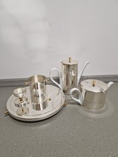 BSF Kaffeekanne Thermohaube Versilbert Porzellan