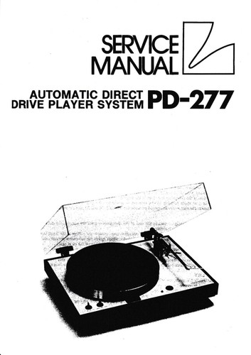 Service manual anleitung - service, für