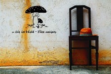 Wandtattoo - "... bin im Wald