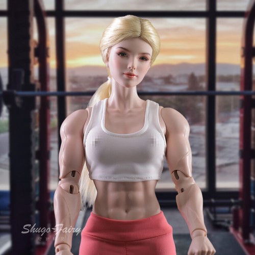 Bjd doll muscle girl - bjd,