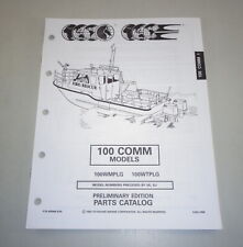 Teilekatalog OMC Evinrude Johnson Außenborder 100 COMM Models Stand 08/1992 