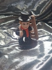 Hummel Goebel Schornsteinfeger-Figur 1960er Keramik? Schwarz Rot Nachlass 