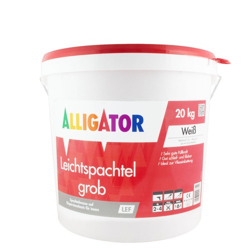 Alligator leichtspachtel grob - alligator,